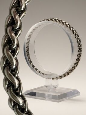 James Avery thick spiga bracelet! Woven design, moves with you comfortably